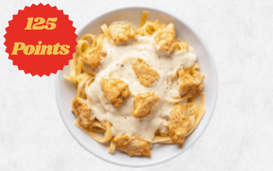 Fazoli's Rewards and Points 18 Chicken fettuccine alfredo